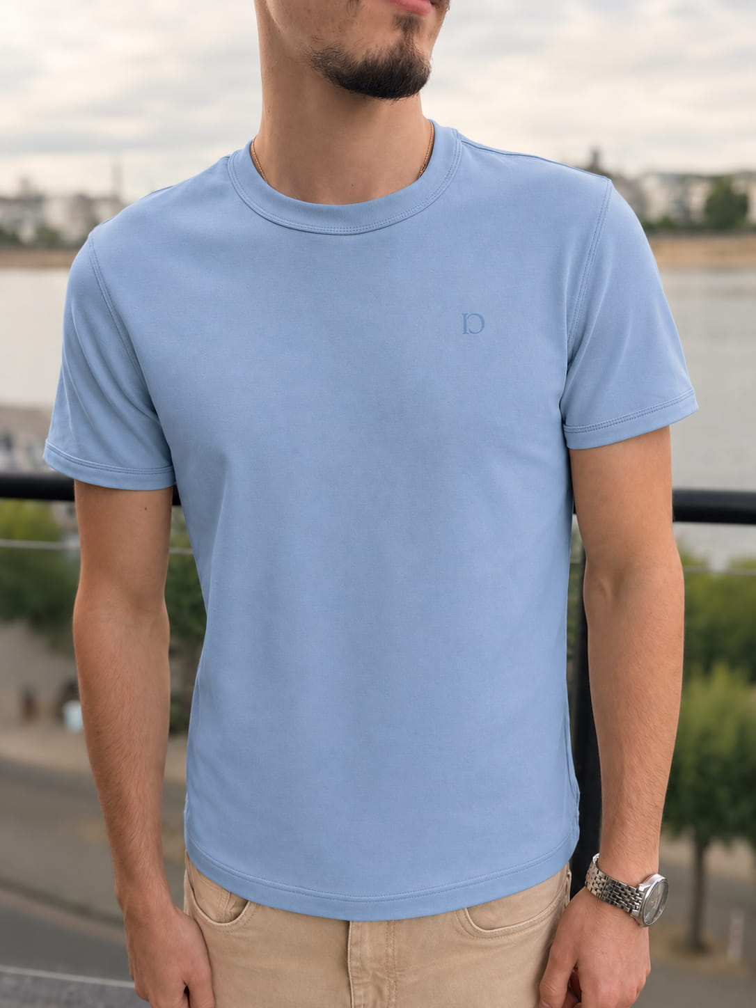 The Fitted Standard - Light Blue