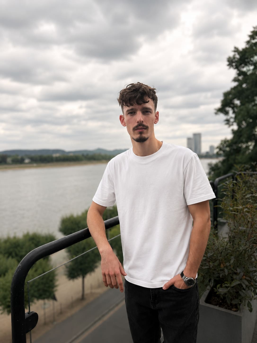 White — The Loose Standard by the river