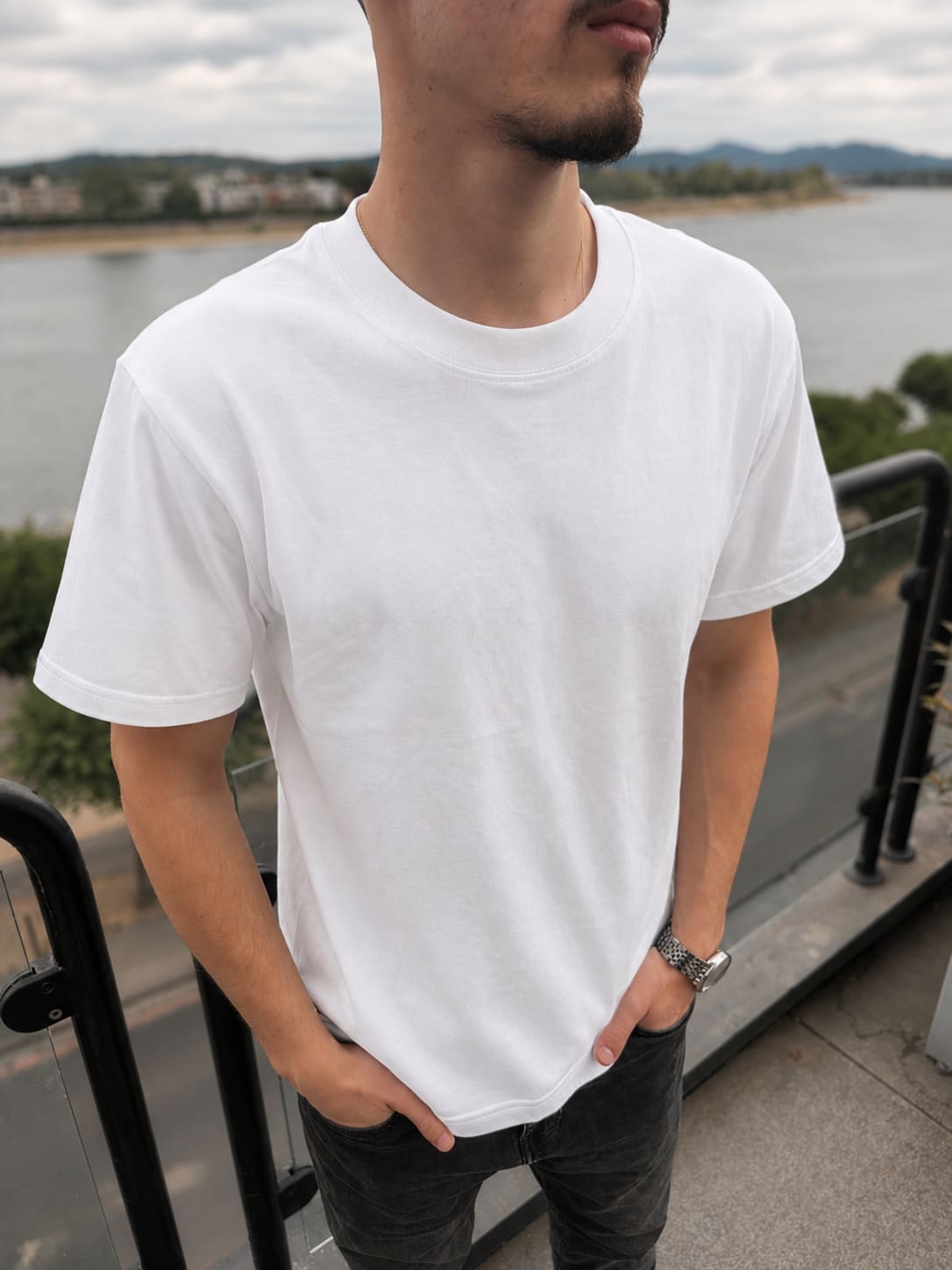 White — The Loose Standard by the river
