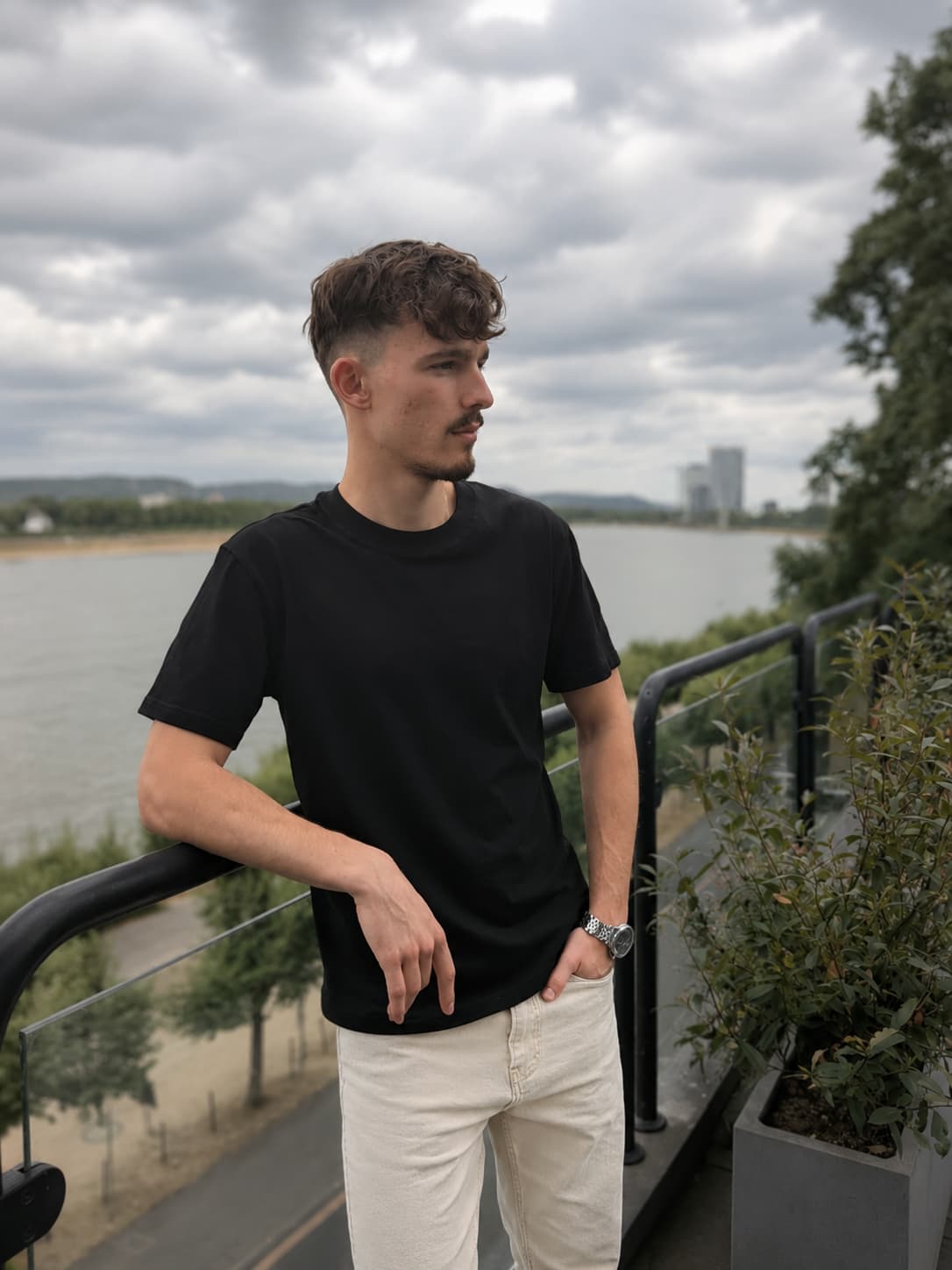 Black — The Loose Standard by the river