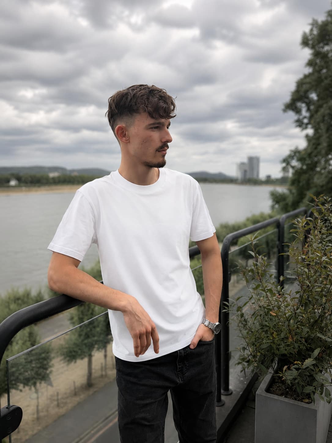 White — The Loose Standard by the river